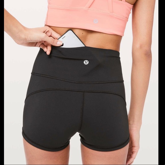lululemon athletica Pants - lululemon in movement black shorts size 10